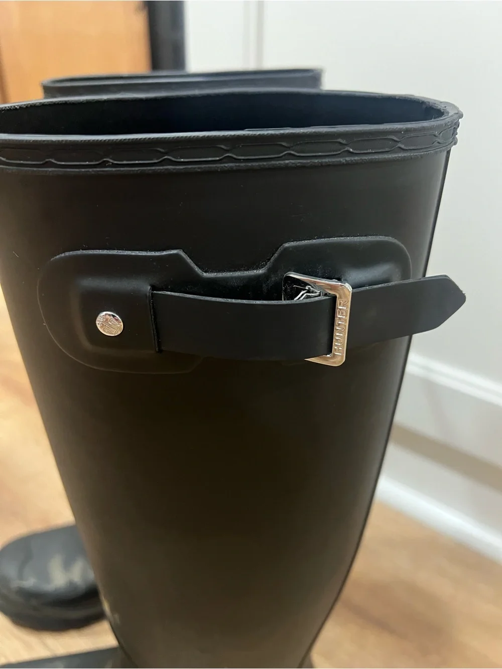 Hunter Matte Black Tall Rain Boots